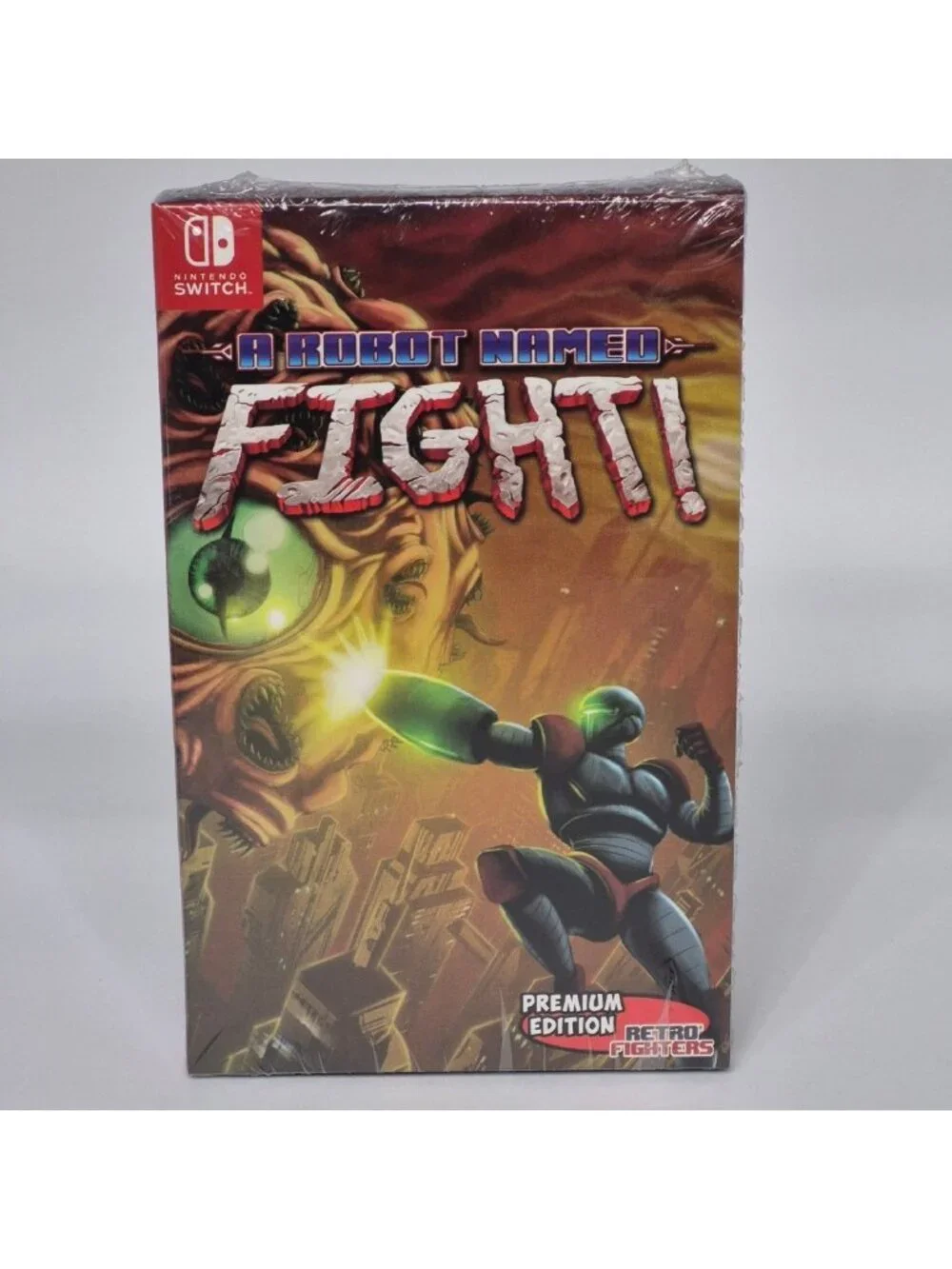 A Robot Named Fight Nintendo Switch Premium Edition w/ Slipcover New Sealed